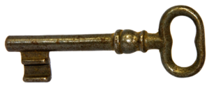 une clef: logo du site